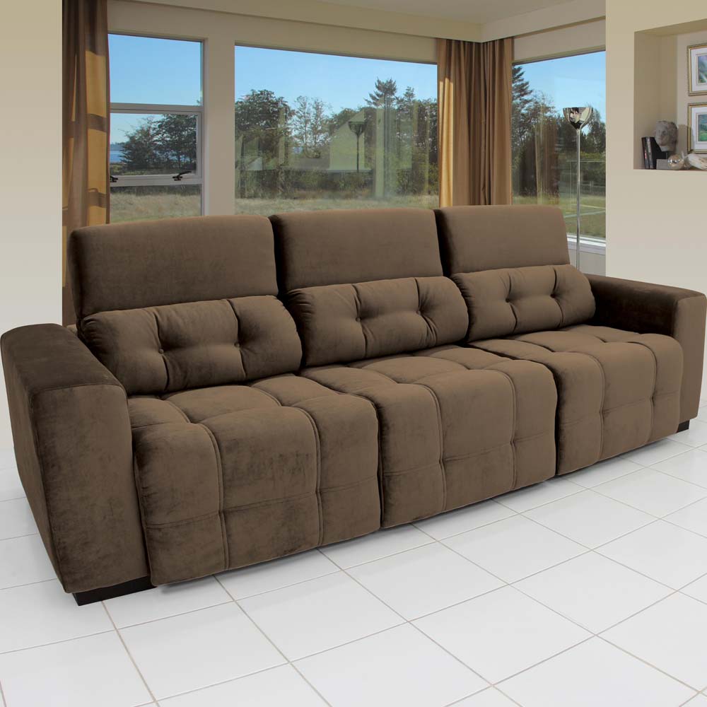 Sofa Retratil Reclinavel 4 Lugares Casas Bahia Awesome Home